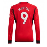 Pánský Fotbalový dres Manchester United Anthony Martial #9 2023-24 Domácí Dlouhý Rukáv